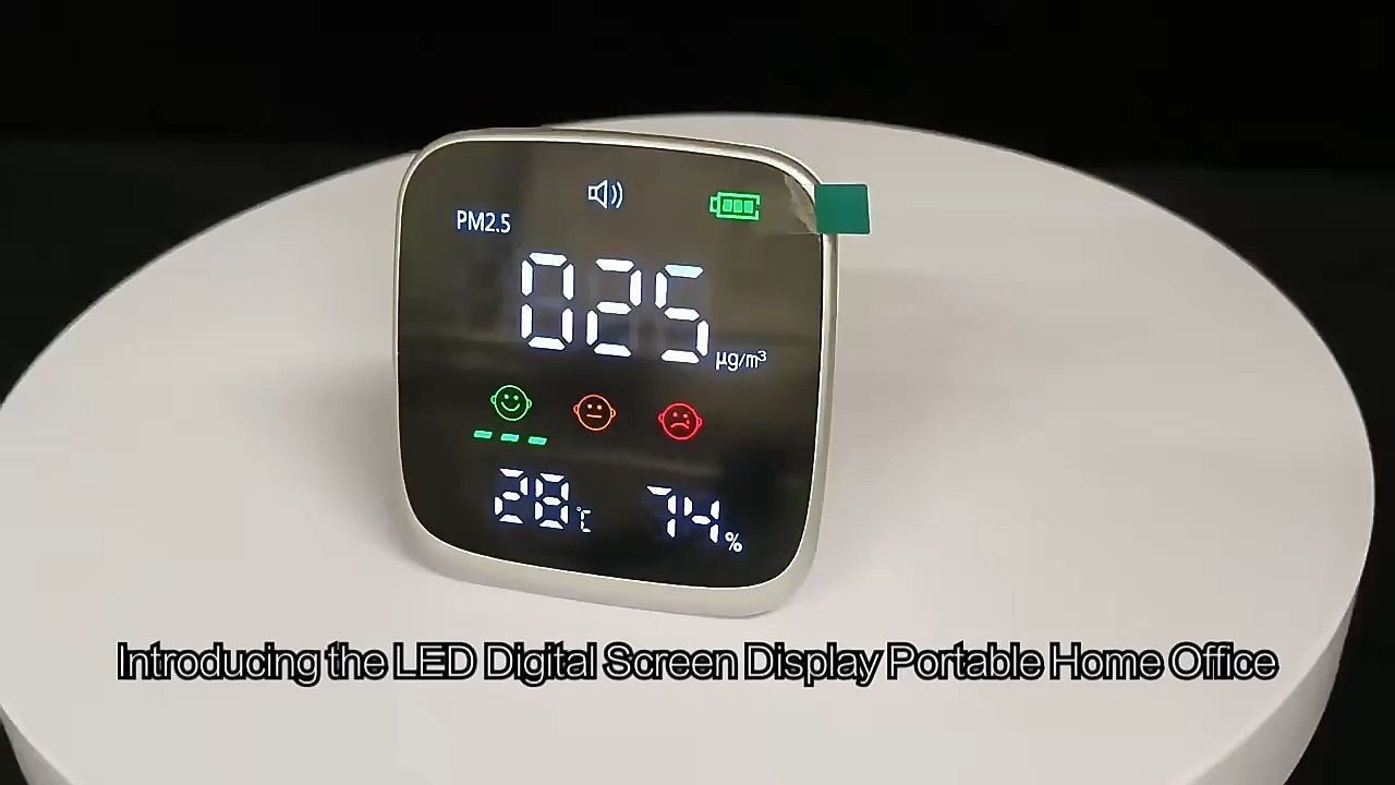 Светодиодный дисплей детектора качества PM2.5 1