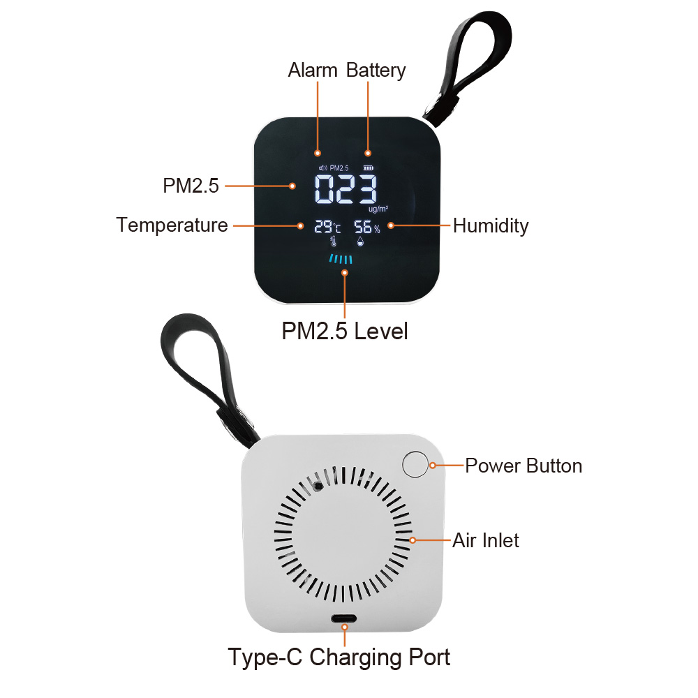 Household Use Portable PM2.5 Quality Detector 3