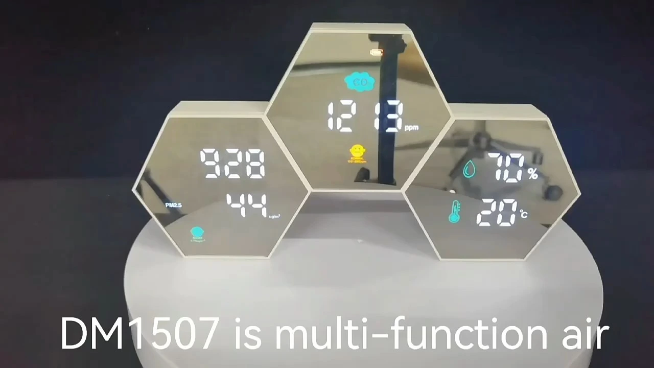 Wandmontiertes Multigas-Detektor mit LED-Anzeige 1