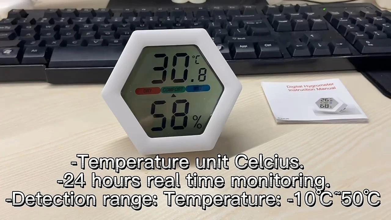 Hygrothermograph-LED-Anzeige 1