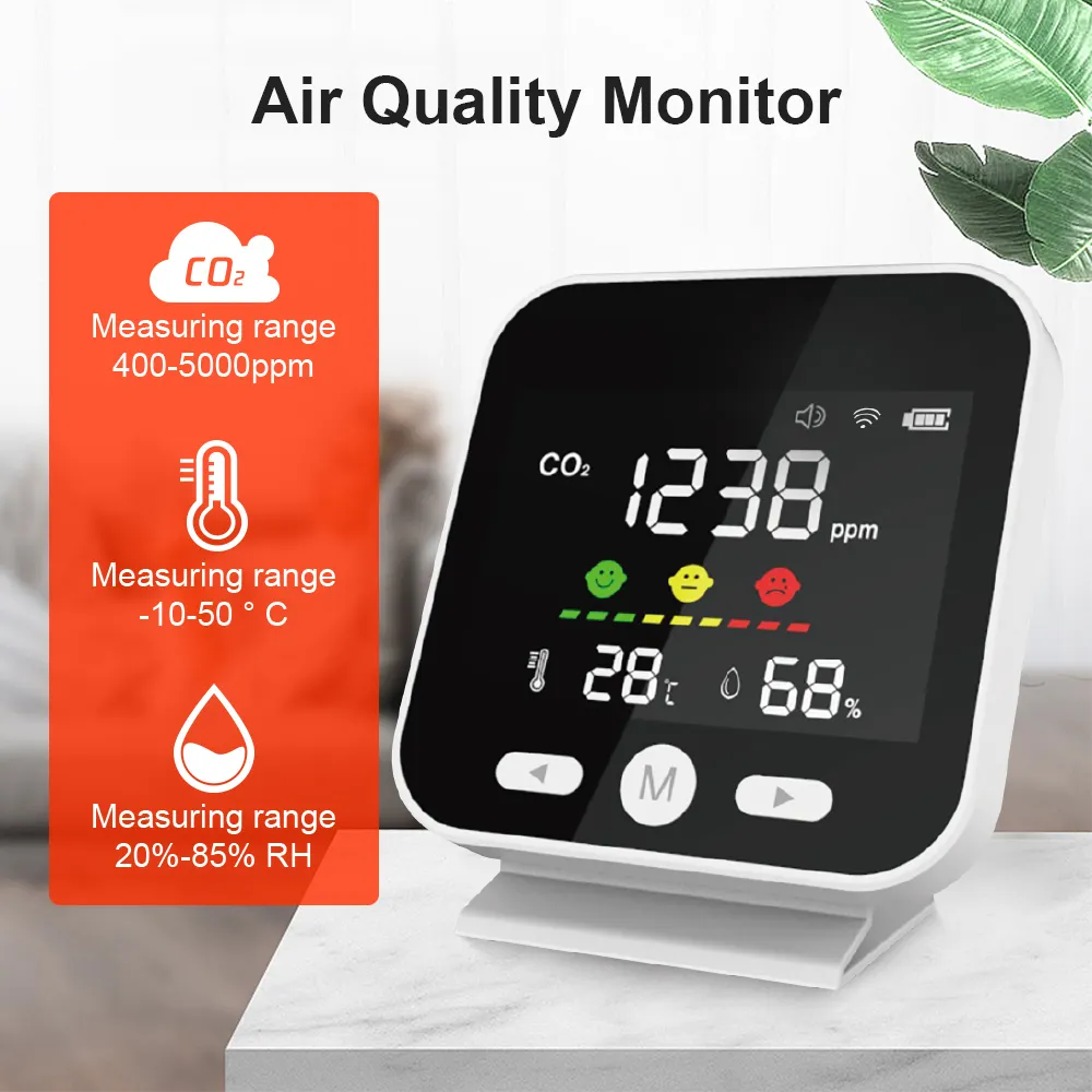 Carbon Dioxide Detector Factory Bulk ProductionWhite 6