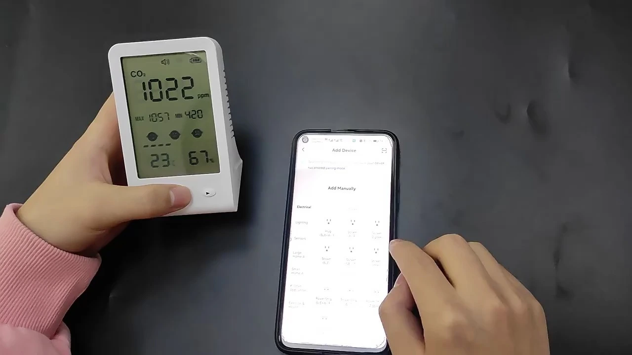 Detector de calidad de dióxido de carbono Quick Sens 1