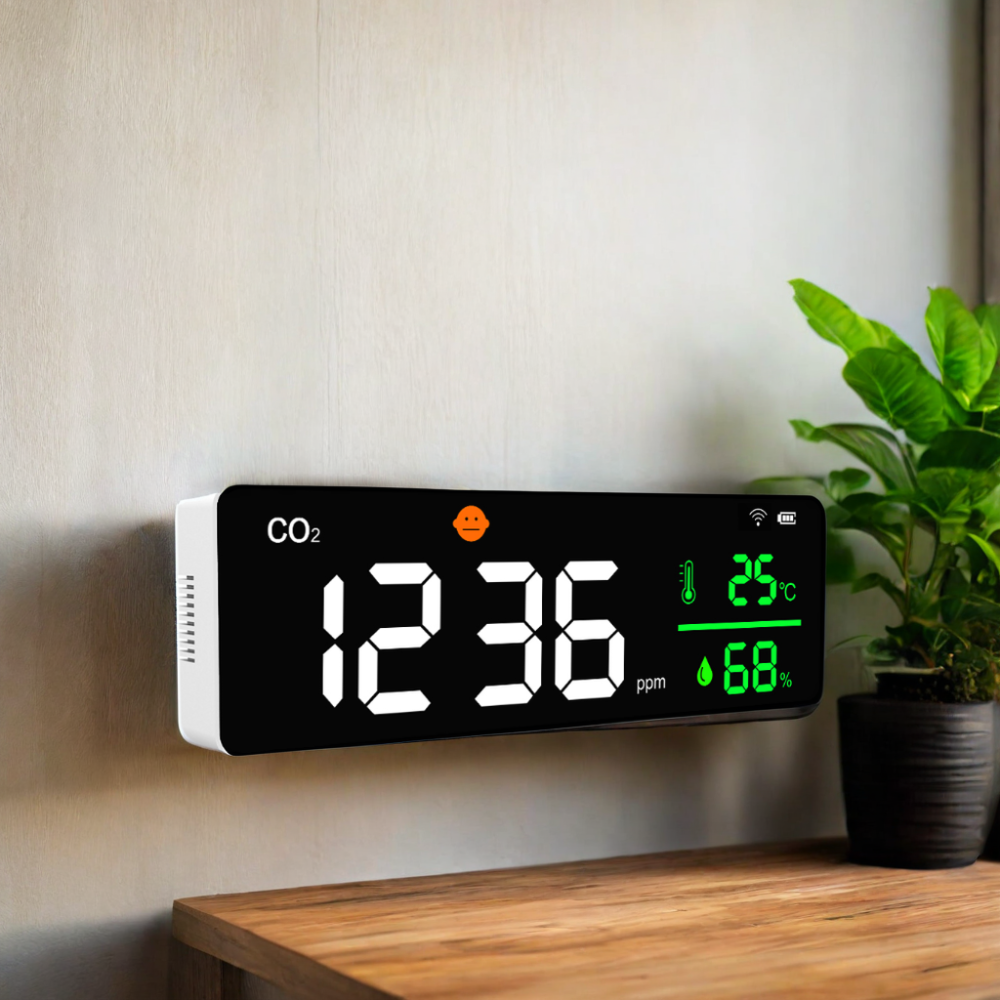 Dienmern DM1306 Wall mounted CO2 detector equipped with NDIR sensor for ...