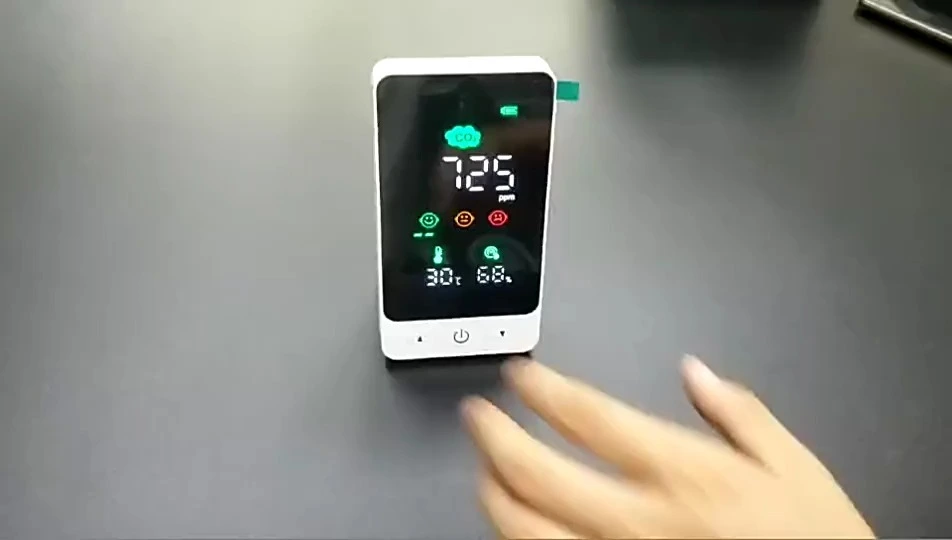 Écran LCD du détecteur de qualité de CO2 1