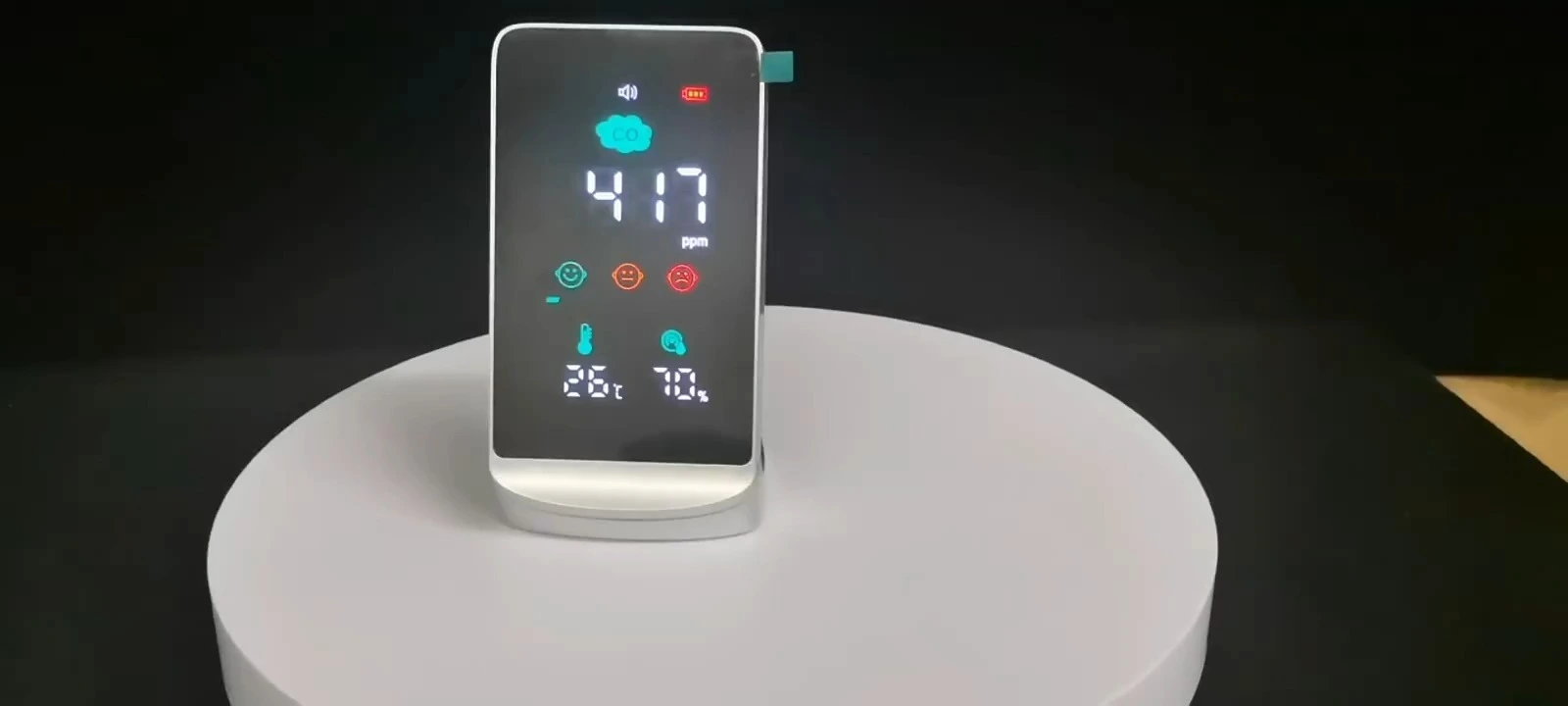 Портативный детектор качества CO2, светодиодный дисплей, тестер датчика температуры/влажности 1