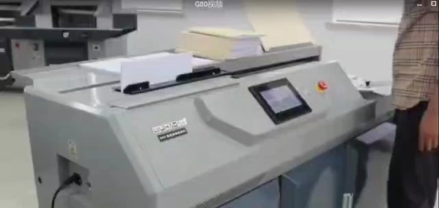 Factory selling Intelligent Frequency Conversion Hot Glue Book Binding Machine OR-G80 1