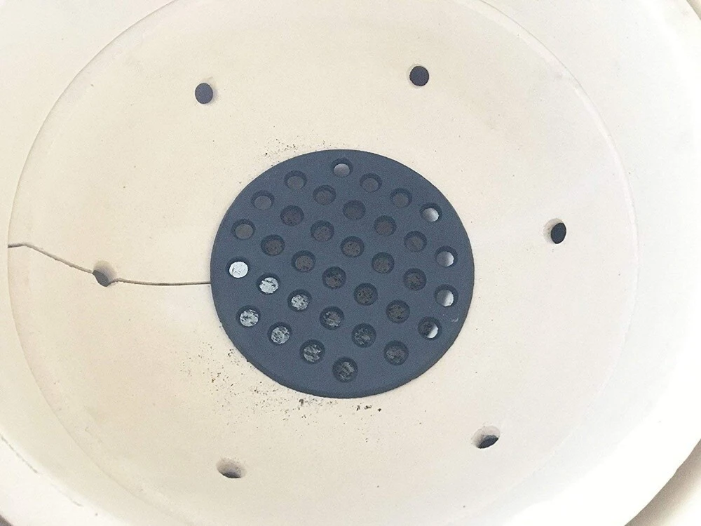 Piastra per barbecue a carbone in ceramica rotonda MCD, griglia per carbone in ghisa, piastra per carbone per griglia per uova Kamado 1