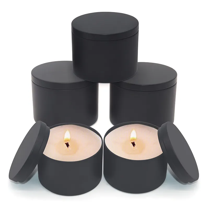 Candle Tins with Lids a Grade 0.23mm-0.35mm Thickness Tinplate - - XPD 4