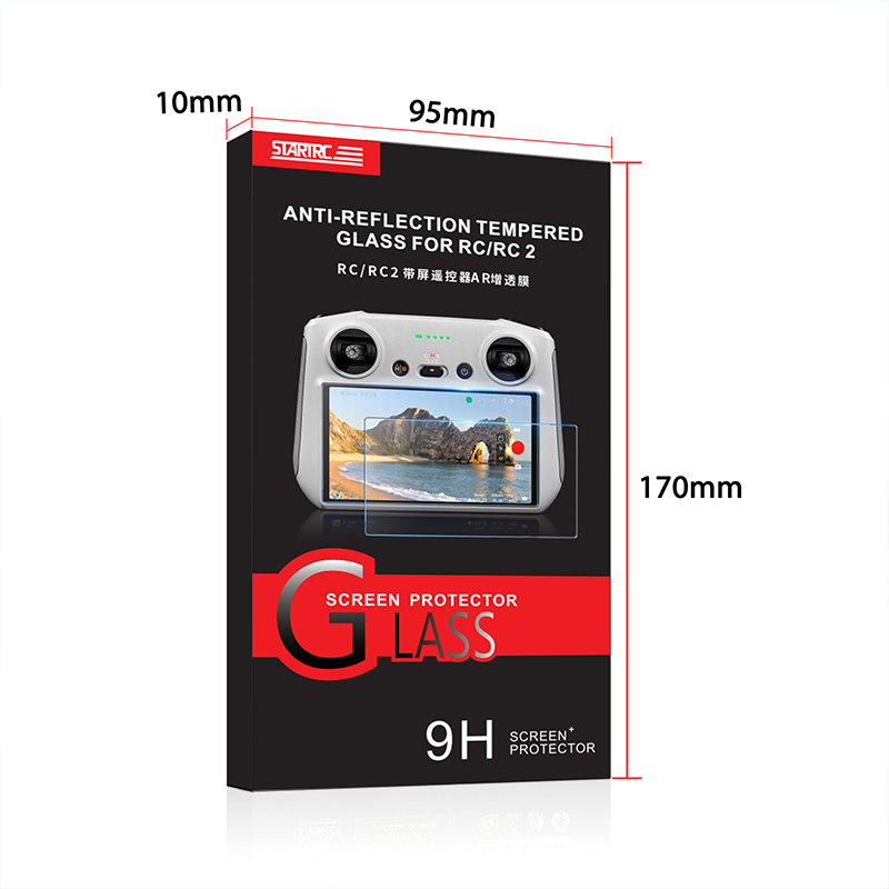 Película de vidrio templado recubierta STARTRC HD AR para DJI RC 2/ DJI RC 5