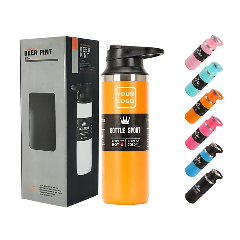 Konvini 500ml Garrafa térmica portátil de aço inoxidável para esportes ZY-36 1