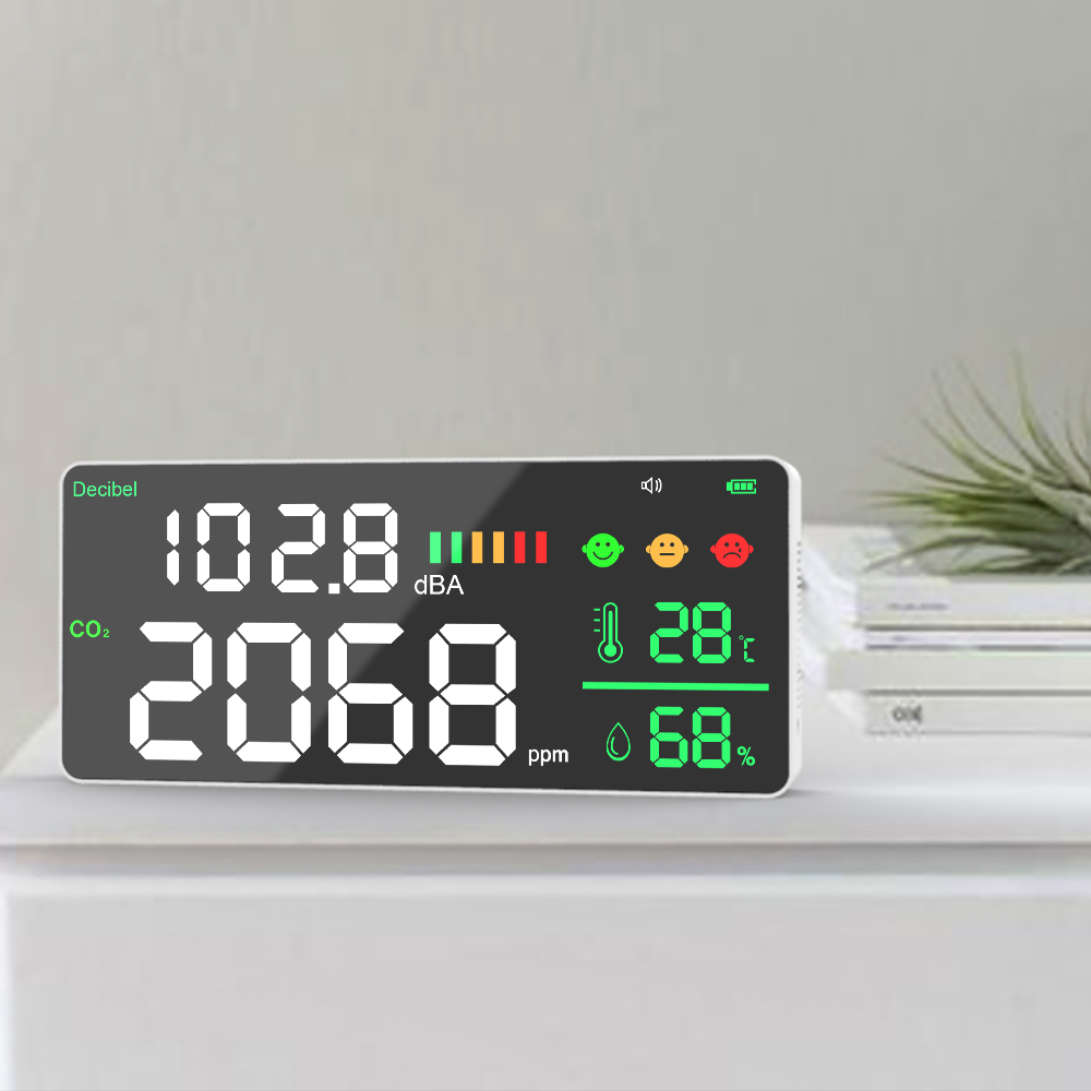 Wall Mounted Infrared Sensor Noise Meter 4