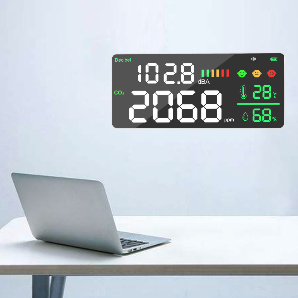 Wall Mounted Infrared Sensor Noise Meter 5