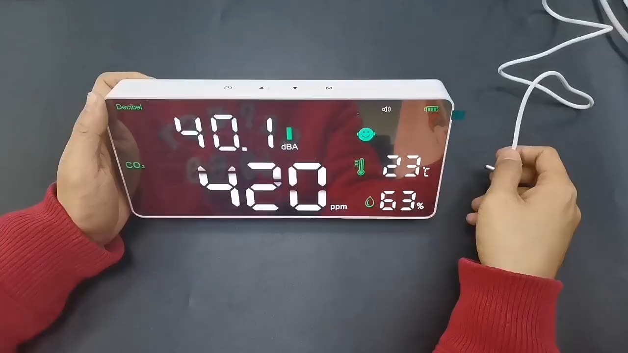 Wall Mounted Infrared Sensor Noise Meter 1