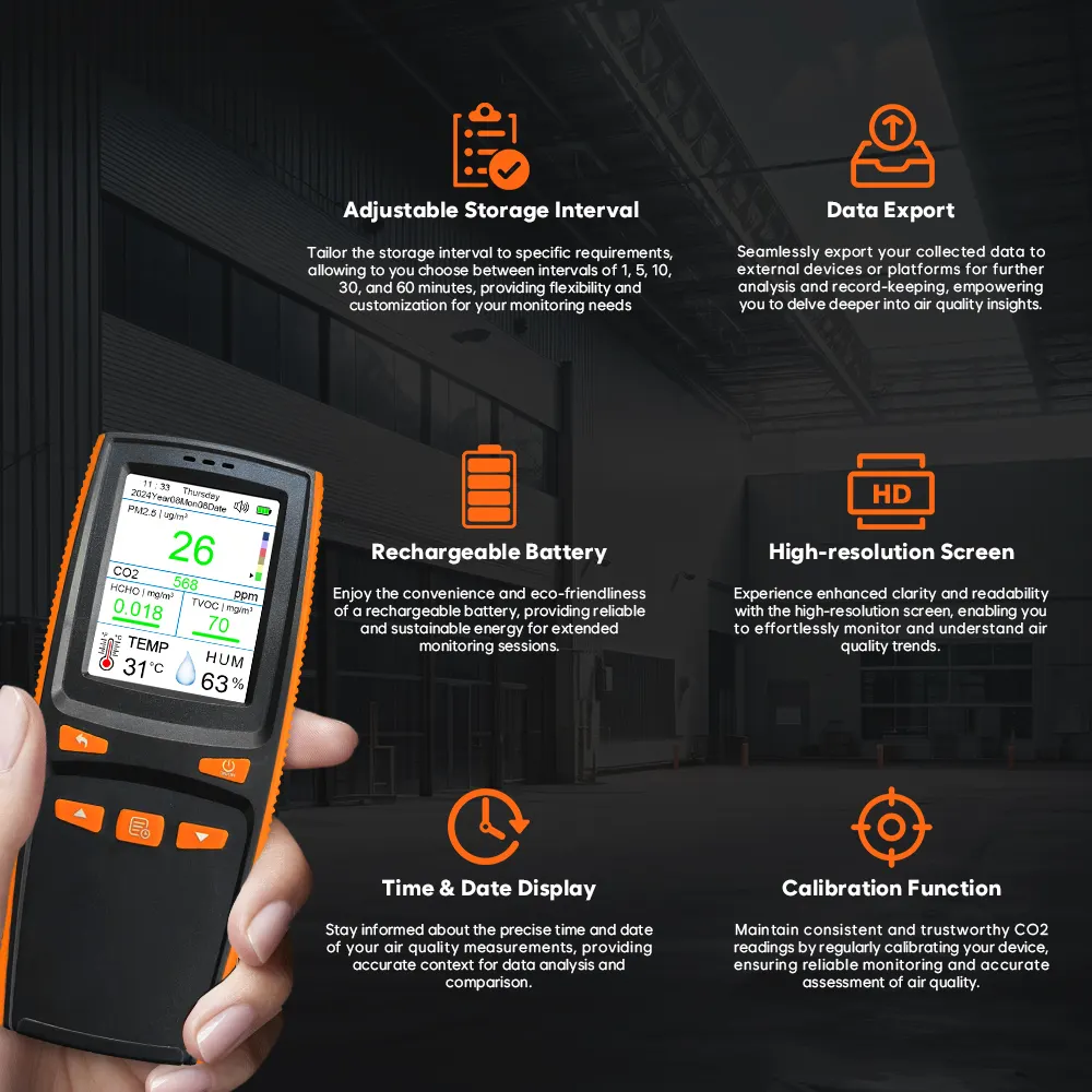 Air Quality Tester for Apartment 164 X 74 X 26mm Order Now 3
