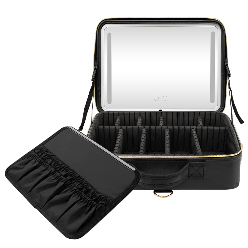led mirror cosmetic bag with lights 7