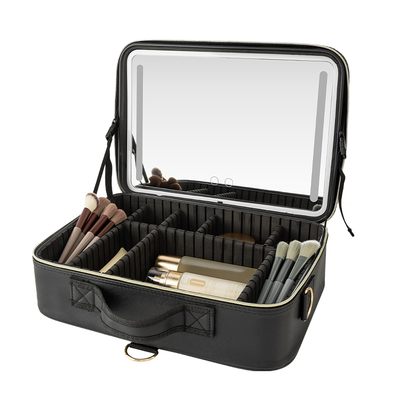 led mirror cosmetic bag with lights 8
