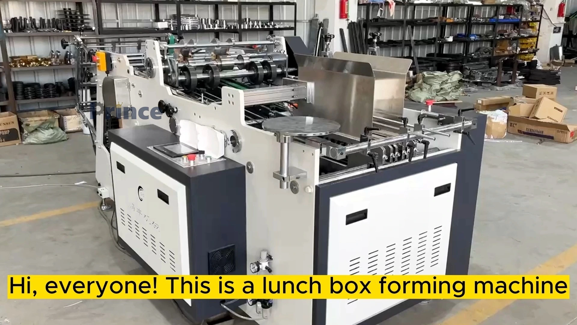 Fully Automatic Fast Food Paper Burger Box Forming Machine 1