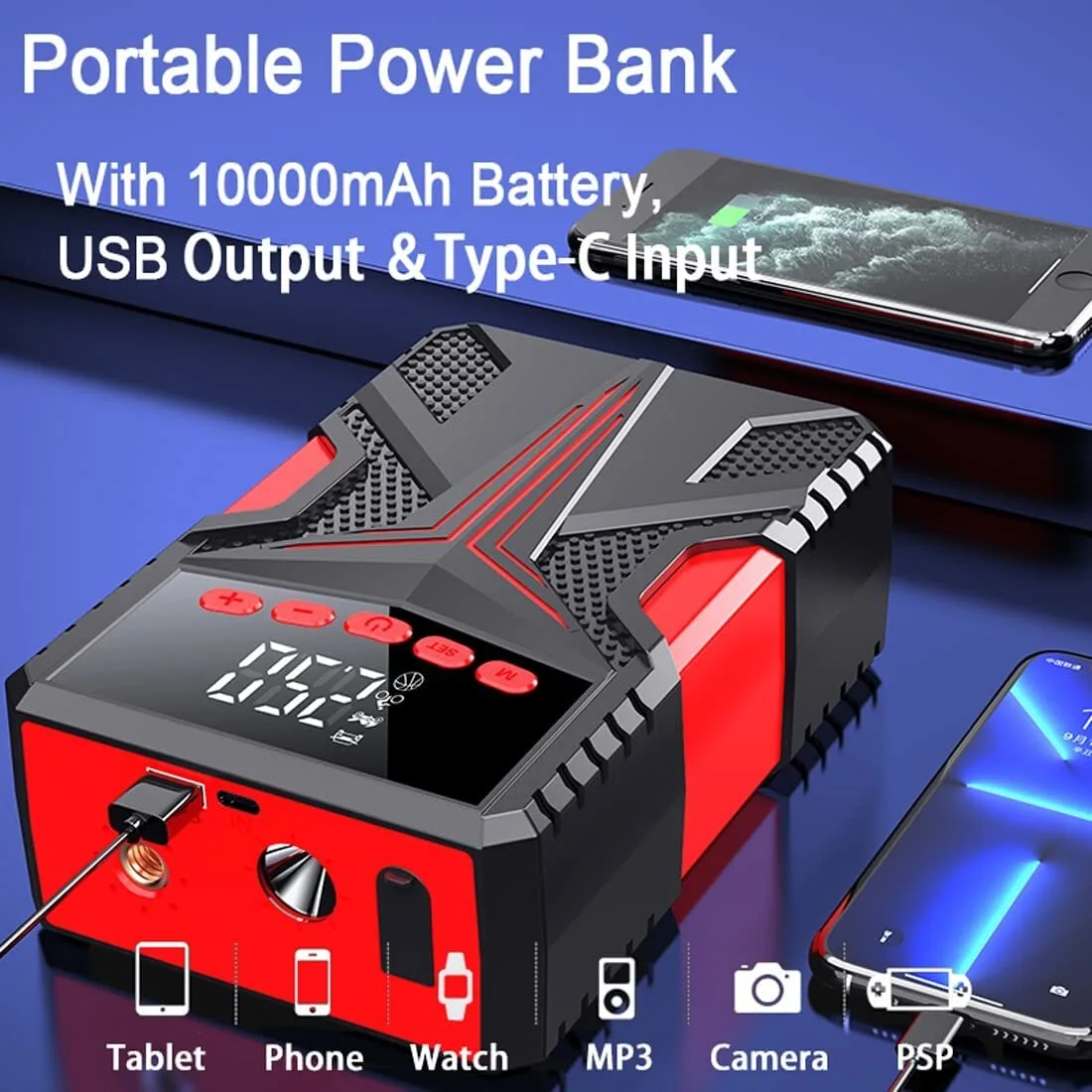 Car Jumpstart Portable 600A - - GFERAUTO 3