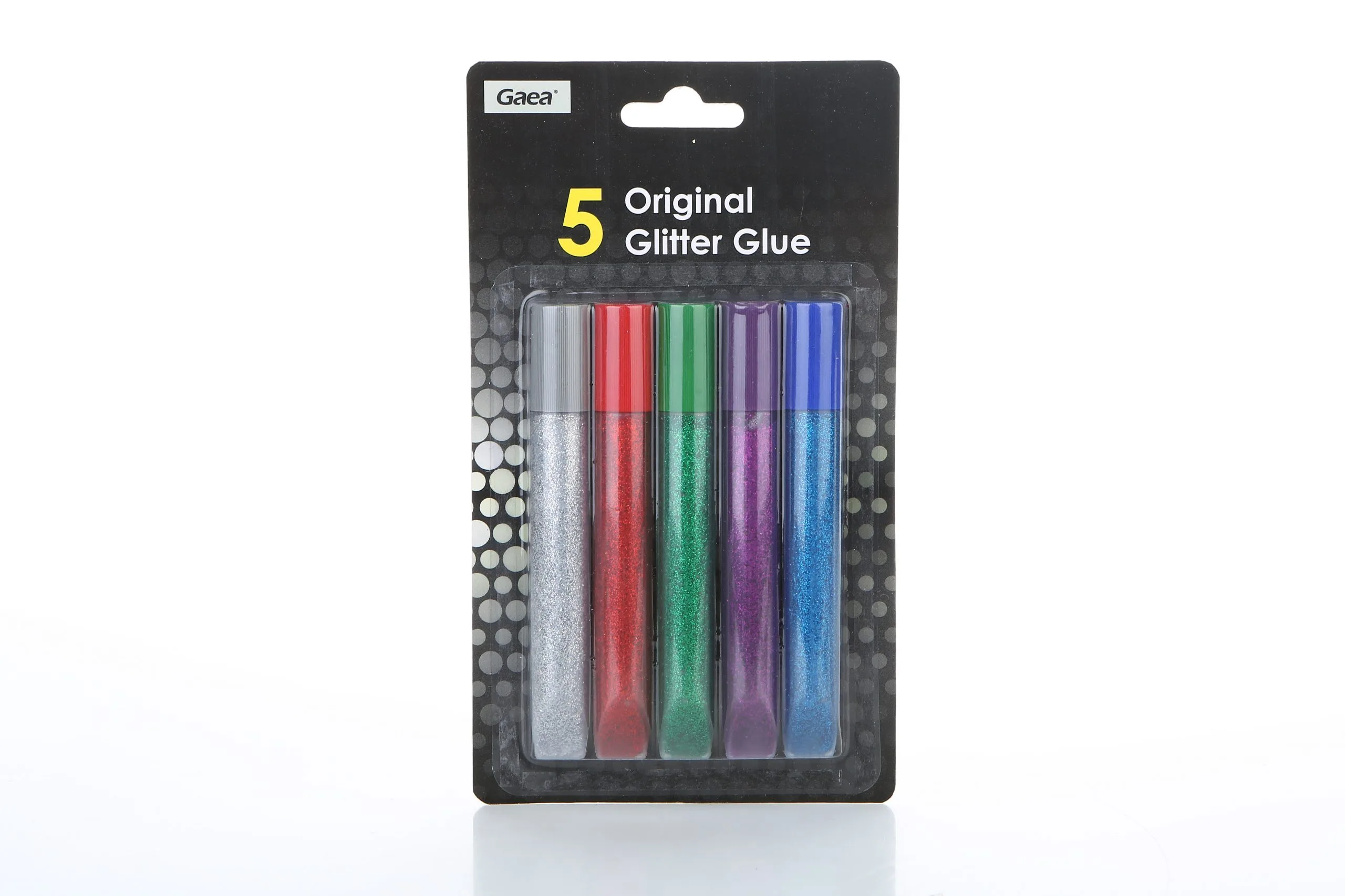6ml*5pcs Original Glitter Glue on Blister Card (Normal Round Bottle) 1