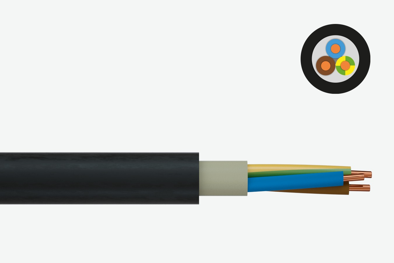 NYY-J & NYY-O PVC 0.6/1kV Power Cable 8