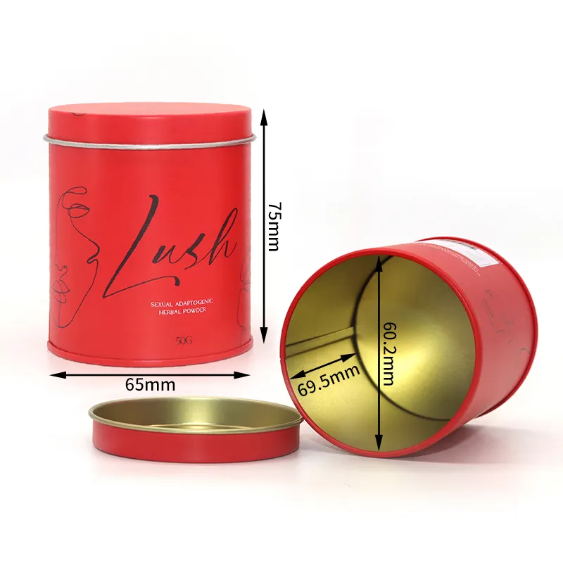 Tea Canister Tin Yes by XPD 5