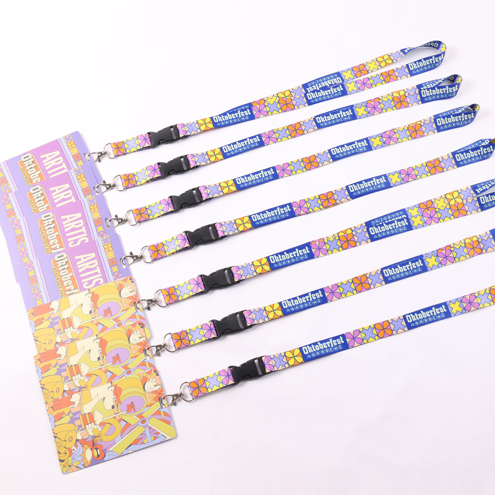 Tali Lanyard Sukan Tersuai Fesyen Untuk Pemegang Lencana Kad ID Pasukan Logo Bercetak Tali Leher 6