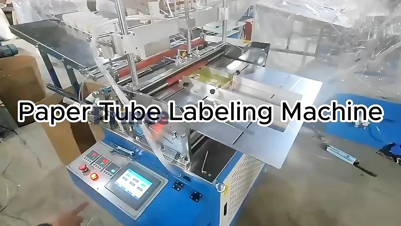 Automatic Hot Melt Glue Paper Tube Labeling Machine 1