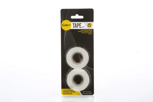 2x Invisible tape on blister card, 19mm x 33m 1