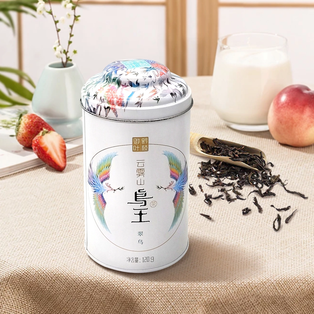 OEM Food Grade Sealed Round Metal Tea Tin Can Packaging Coffee Cookie Tin Box Container 1