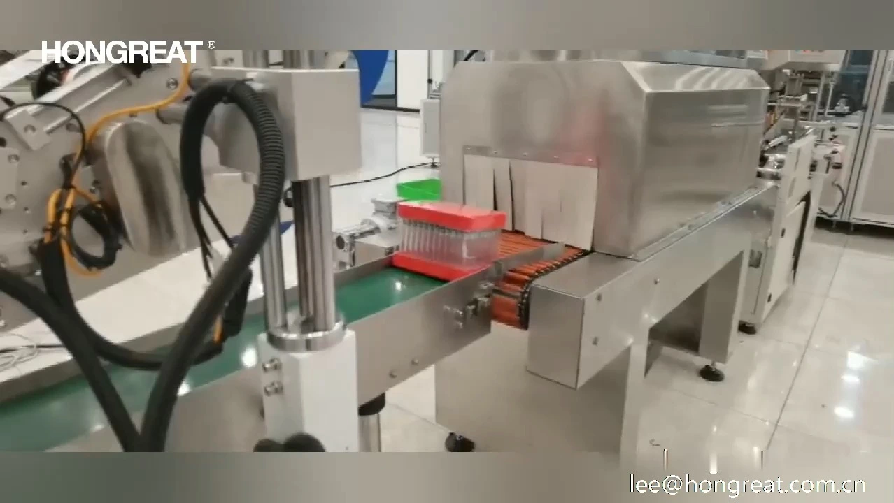 Test Tube Labeling Machine (on foam tray) Optional: online printer 1