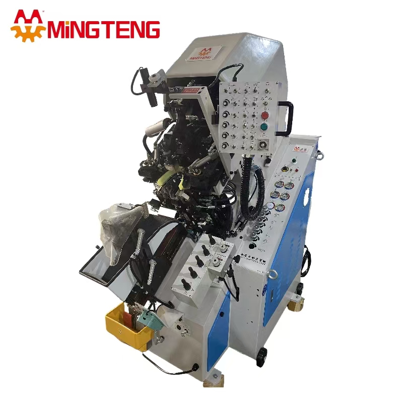 MT-N738A Maquinaria para fabricar parte superior de calzado de alta calidad, 9 pinzas, máquina hidráulica automática para fabricar zapatos duraderos 3