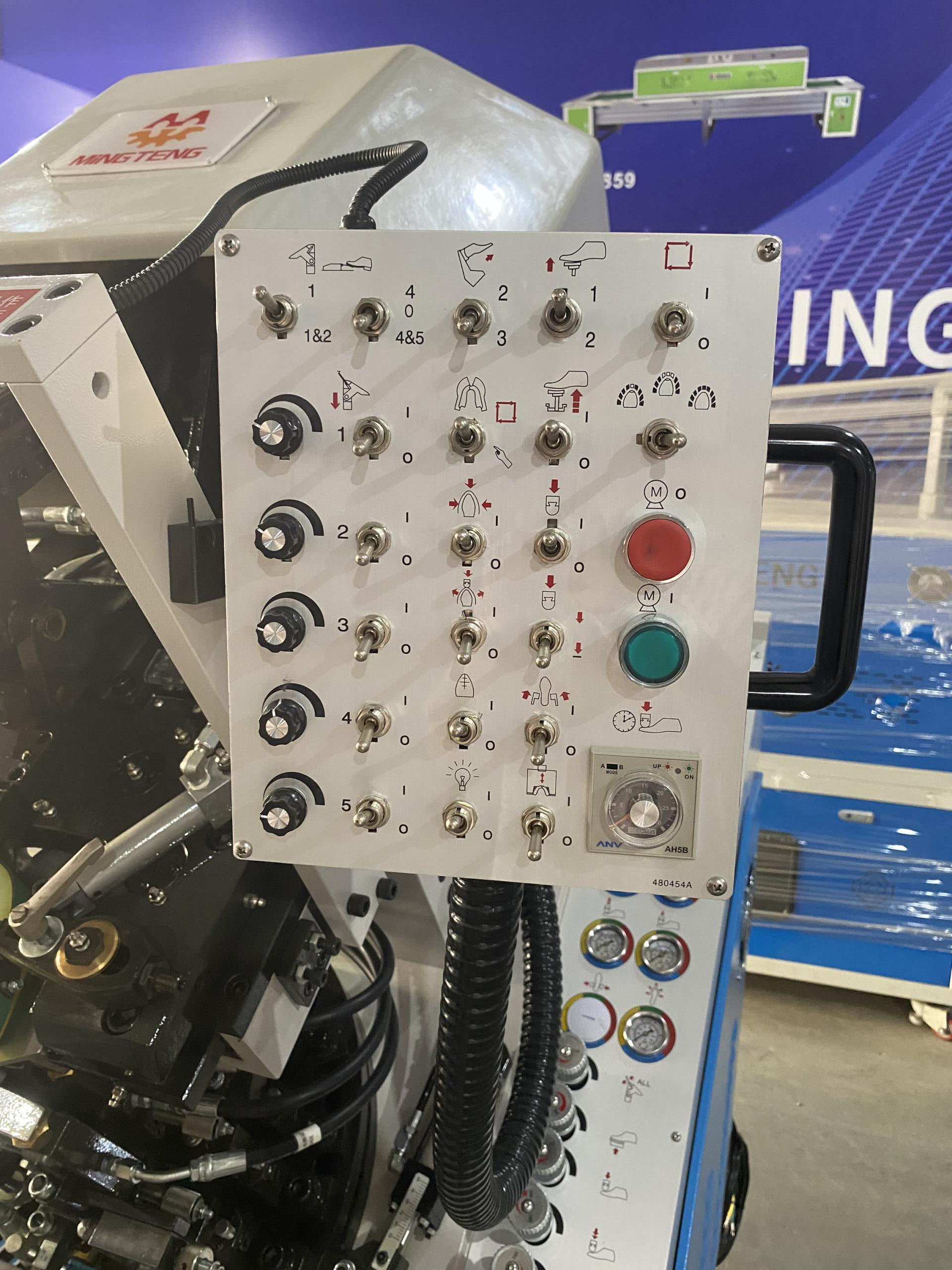 MT-N738A Maquinaria para fabricar parte superior de calzado de alta calidad, 9 pinzas, máquina hidráulica automática para fabricar zapatos duraderos 8