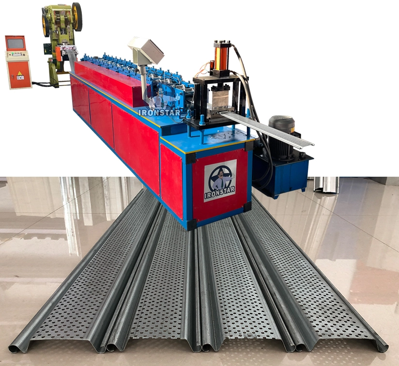 IRONSTAR 100mm roller shutter door forming machine in Dominican 1
