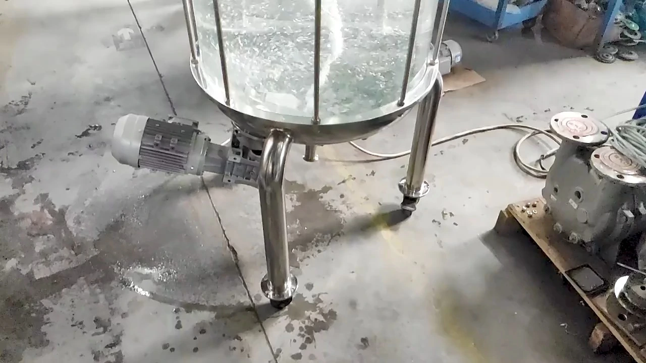 Tanque de agitación magnético de vapor de acero inoxidable para productos químicos y alimentos 1