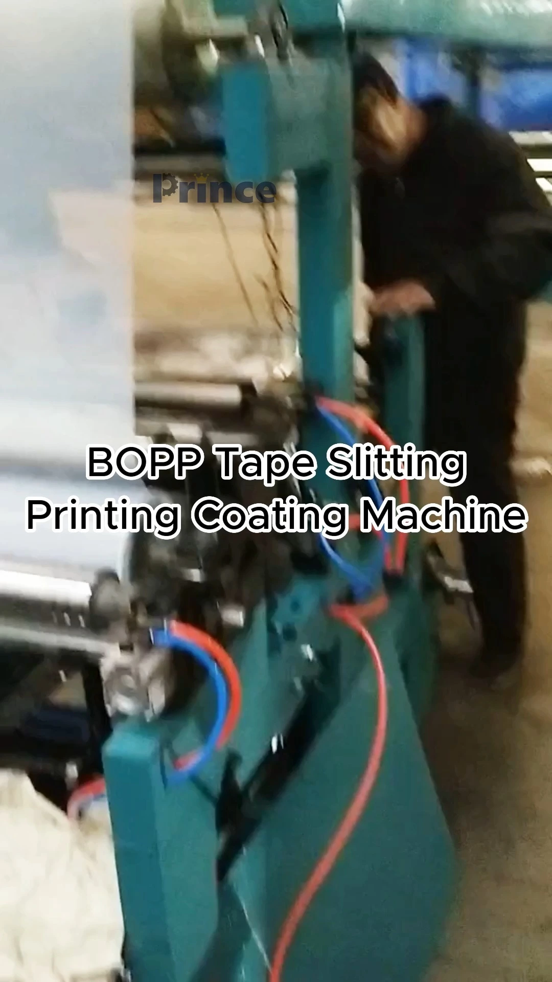 Fully automatic bopp adhesive tape film roll coating printing cutting rewinding machine tape coating machine 1