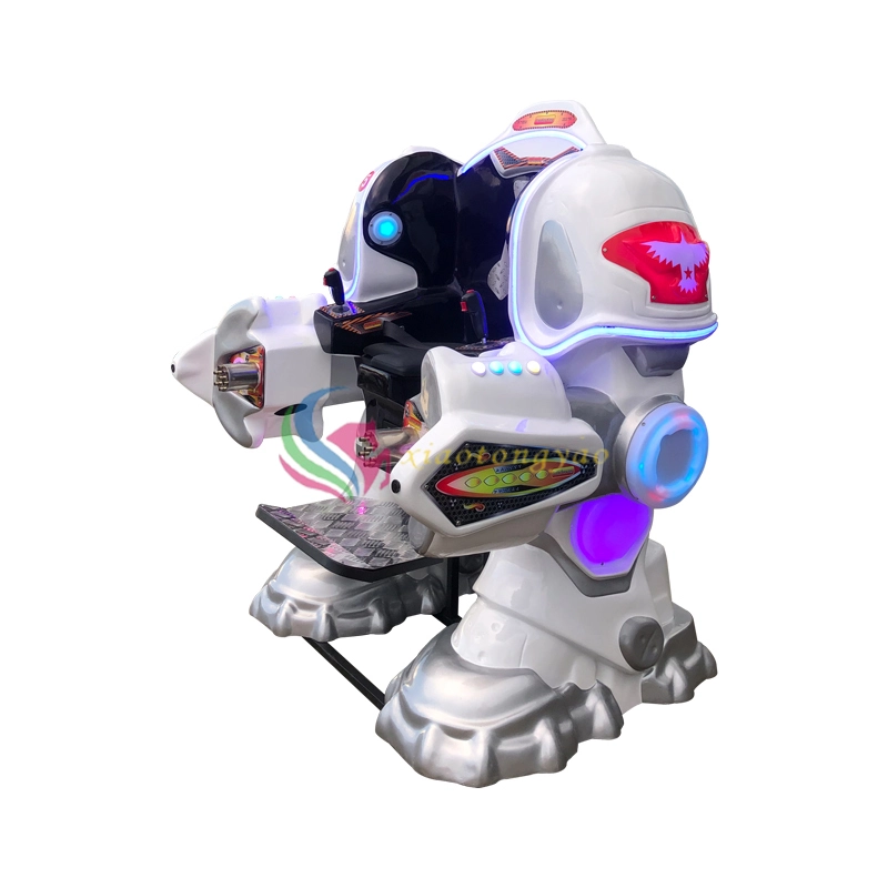 Robot tamasya berawak persegi, peralatan hiburan interaktif orang tua-anak, robot berawak, robot musik dan penerangan, robot yang dapat dikendarai, kios komersial 1