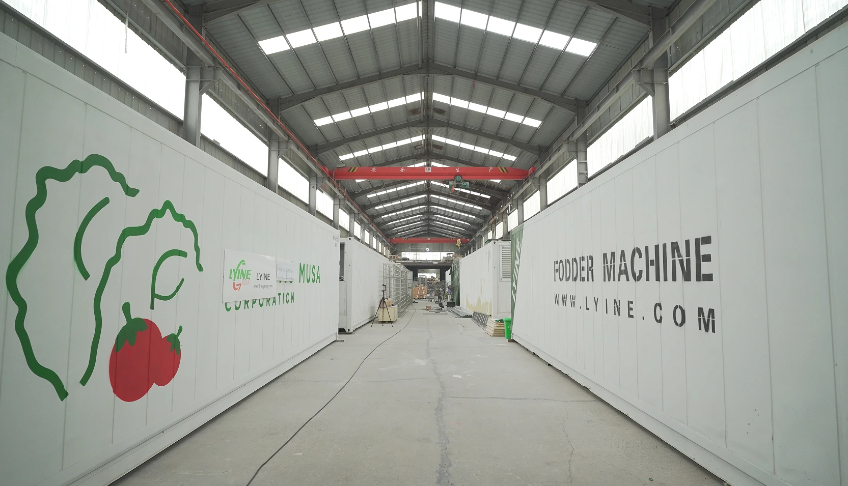 Cultivo hidropónico en contenedores de forraje - Lyine, image size:1665x955