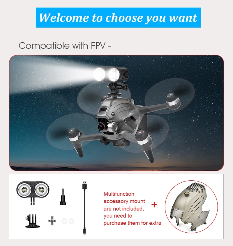Reflector universal para drones con forma de búho STARTRC para rayos UVA 1