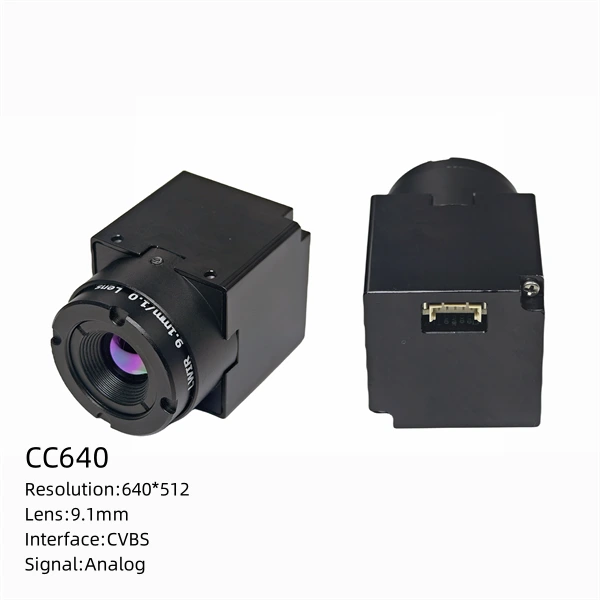 CC640: 9.1mm High Resolution 640*512 Thermal Camera Module Infrared Modules with USB/CVBS 1