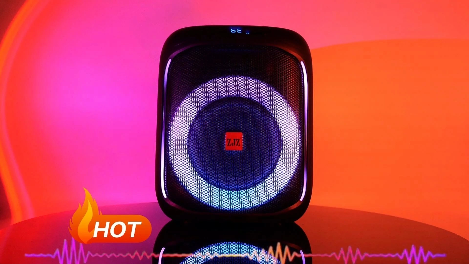 Portable Speaker Electronics USB/TF/AUX/GT 6.5-inch coaxial Boschna Bluetooth music desktop speaker portable party speaker Binko ZJZ-2060 1