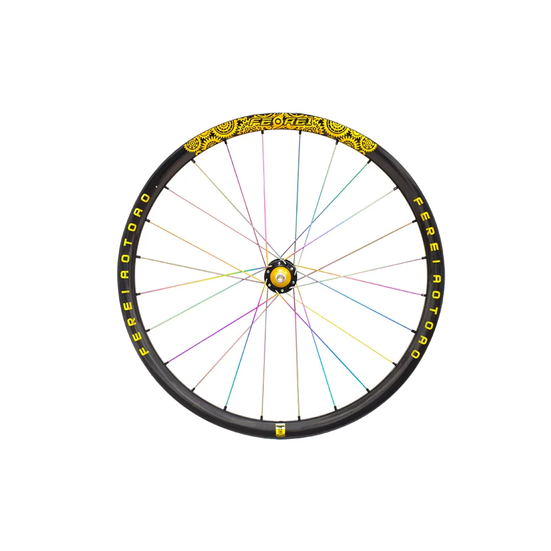 Factory Pricecarbon BMX Wheel Set Ferei Sistema de Aotoao Patentado Broth-24 Pejes 、 Reddin-24 agujeros 2