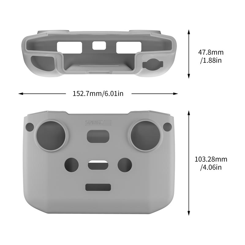 STARTRC Silicone Protector for DJI RC-N3/ N2/ N1（Gray） 9