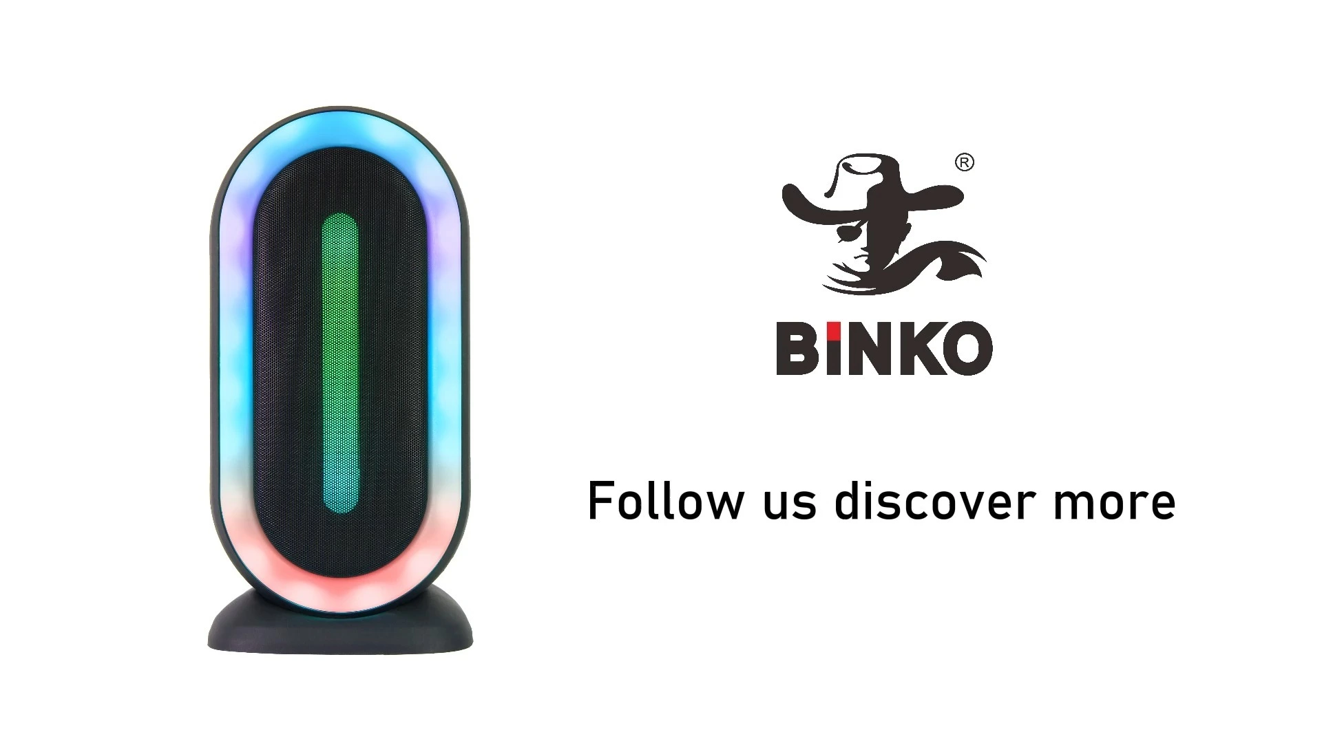 Portable Speaker Super Bass 6.5 Inch Woofer Bluetooth Speaker with LED Light Price for Home Karaoke Speaker BINKO ZJZ-9602 1