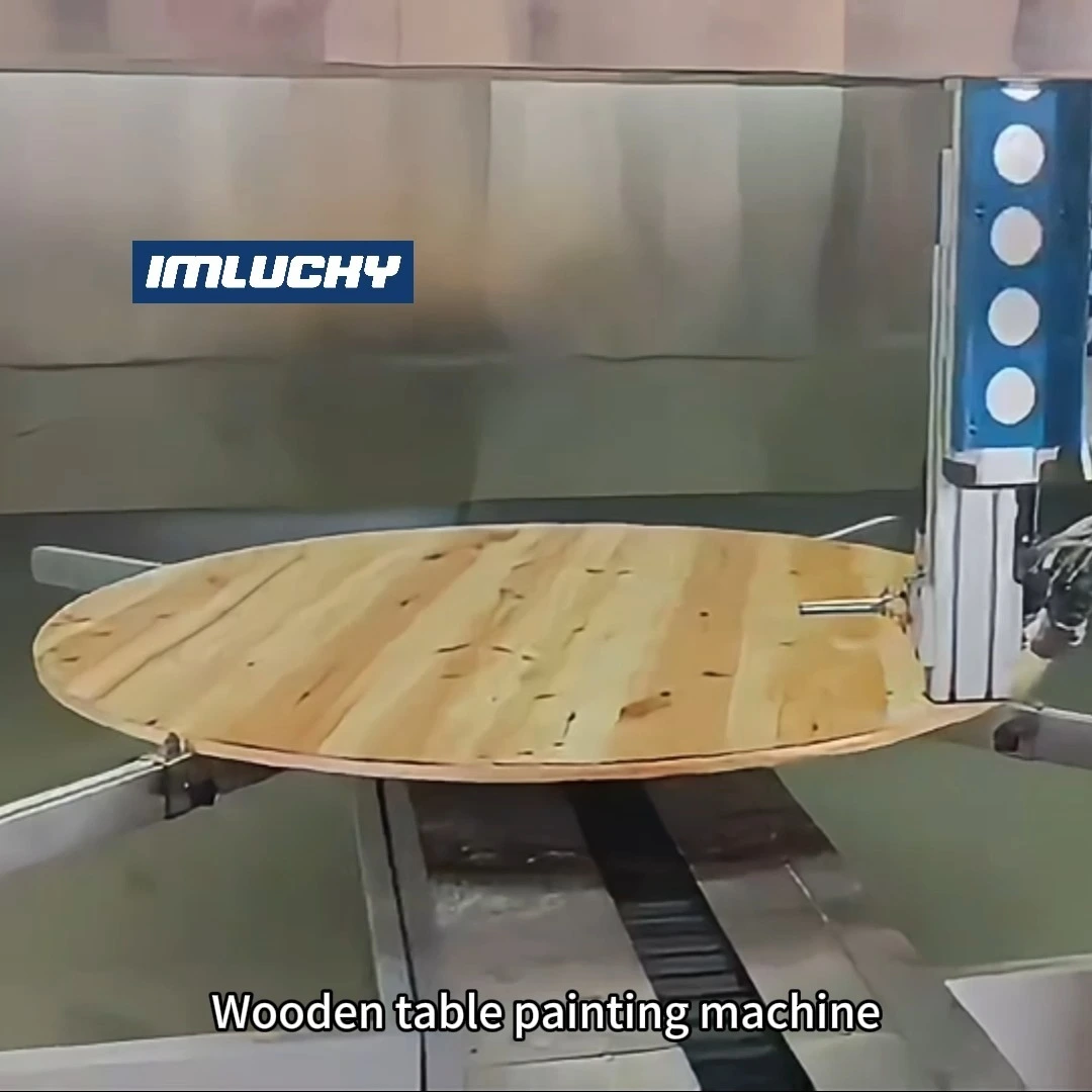 Wooden Table Automatic Spraying Machine 1