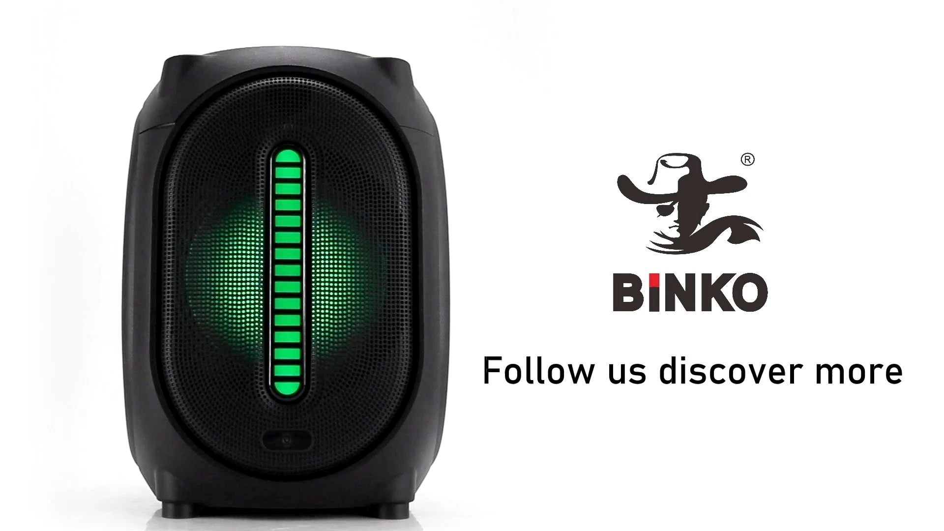 Portable Speaker Portable Small Karaoke with Wireless Microphone Bluetooth Subwoofer Speaker 8 Inch Bass BINKO ZJZ-82301 1