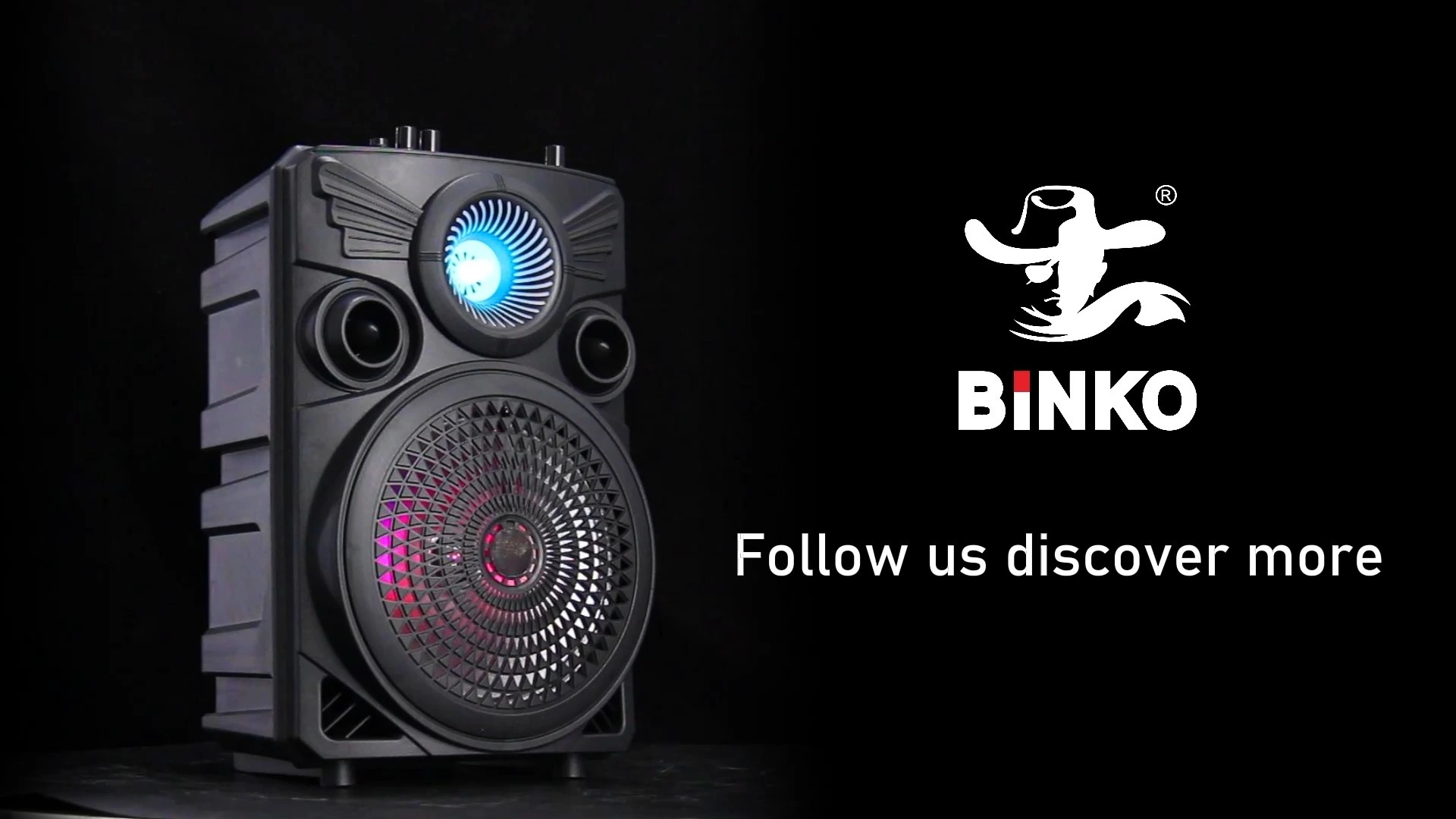 Portable Speaker Smart blue tooth speaker support phone charge for decoration led wireless charging speaker BINKO BK-80 1