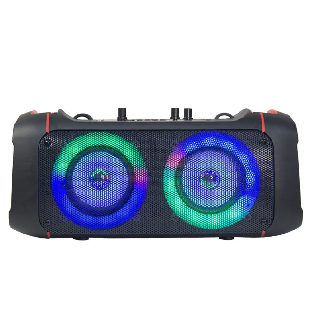 Speaker Equipment for Entertainment Black Shell with Color Lightfactory 5