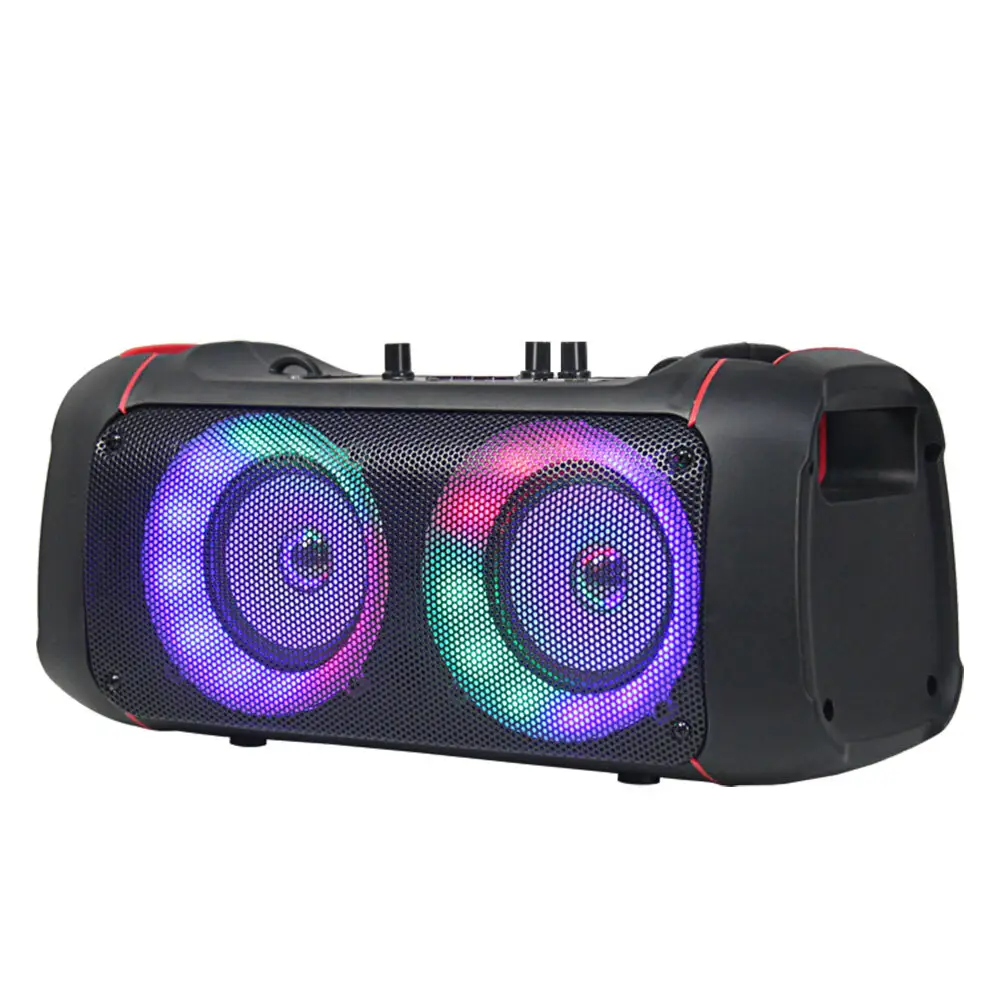 Speaker Equipment for Entertainment Black Shell with Color Lightfactory 6