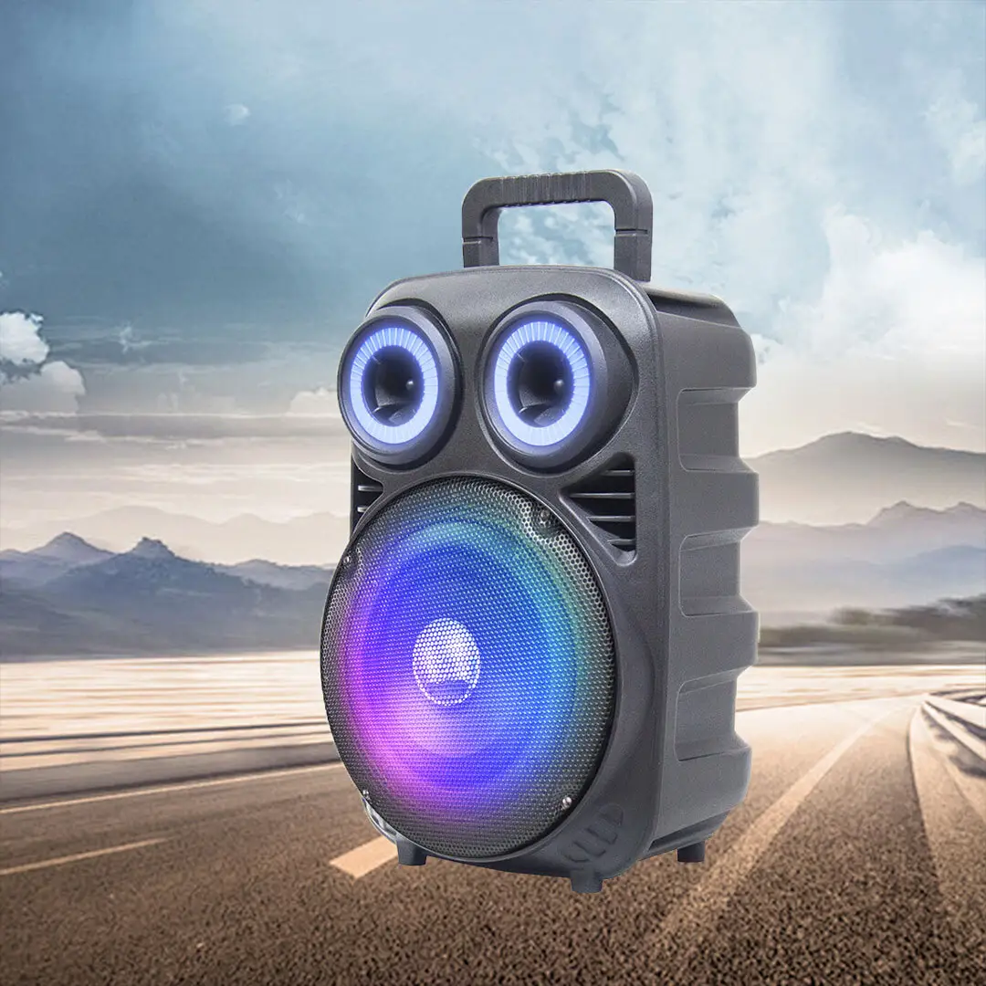 Binko Portable Speaker Supplier Black Shell with Color Light Portable Speaker Suppliercompany 5