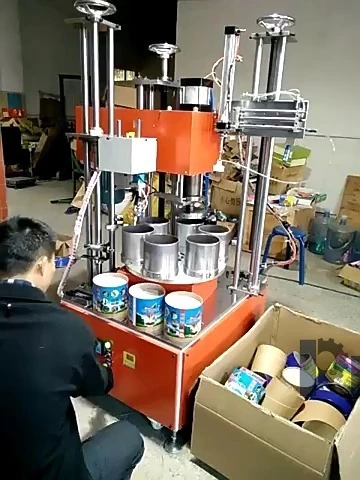 Composite Paper Tea Can Core Tube Edge Head Bending Crimping Curling Machine Kraft Cylinder Cake Box Paper Tube Curling Machine 1